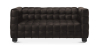 Buy Design Sofa Lukus (2 seats) - Premium Leather Chocolate 13253 home delivery