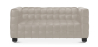 Buy Design Sofa Lukus (2 seats) - Premium Leather Taupe 13253 - in the UK