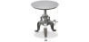 Buy Vintage Industrial silver side table - Metal Silver 51324 - in the UK
