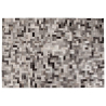 Buy Rectangular Vegan Leather Rug 150 x 200 cm – Hilo Grey 58237 - in the UK
