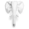 Buy Origami Elephant Head - Resin White 58956 - in the UK