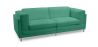 Buy Cava Design Sofa (2 seats) - Faux Leather Turquoise 16611 - in the UK