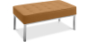 Buy Kanel Bench (2 seats) - Premium Leather Light brown 13214 at MyFaktory