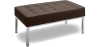 Buy Kanel Bench (2 seats) - Faux Leather Brown 13213 at MyFaktory