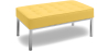 Buy Kanel Bench (2 seats) - Faux Leather Yellow 13213 with a guarantee