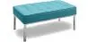 Buy Kanel Bench (2 seats) - Faux Leather Turquoise 13213 - in the UK