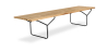 Buy Nordic Style Wooden Bench (180cm) - Lea Natural wood 14640 - in the UK