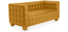 Buy Design Sofa Lukus (2 seats) - Faux Leather Mustard 13252 home delivery