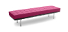 Buy City Bench (3 seats) - Faux Leather Pink 13222 home delivery