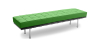 Buy City Bench (3 seats) - Faux Leather Light green 13222 in the United Kingdom