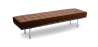 Buy City Bench (3 seats) - Faux Leather Chocolate 13222 with a guarantee