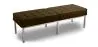 Buy Bench Upholstered in Polyurethane - 3 Seats - Yaner Brown 13216 at MyFaktory