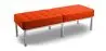 Buy Bench Upholstered in Polyurethane - 3 Seats - Yaner Orange 13216 with a guarantee