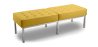 Buy Bench Upholstered in Polyurethane - 3 Seats - Yaner Yellow 13216 - in the UK
