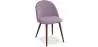 Buy Dining Chair - Upholstered in Fabric - Scandinavian Style - Bennett Pink 58982 home delivery