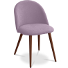 Buy Dining Chair - Upholstered in Fabric - Scandinavian Style - Bennett Pink 58982 home delivery