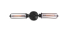 Buy Edison Chandelier Straight Wall lamp – Carbon Steel Black 50866 - in the UK