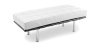 Buy City Bench (2 seats) - Faux Leather White 13219 - prices
