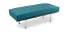 Buy City Bench (2 seats) - Faux Leather Turquoise 13219 at MyFaktory