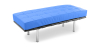 Buy City Bench (2 seats) - Faux Leather Light blue 13219 with a guarantee