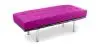 Buy City Bench (2 seats) - Faux Leather Fuchsia 13219 in the United Kingdom