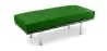 Buy City Bench (2 seats) - Faux Leather Dark green 13219 home delivery