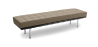 Buy City Bench (3 seats) - Premium Leather Taupe 13223 - in the UK