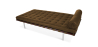 Buy City Daybed - Faux Leather Chocolate 13228 in the United Kingdom