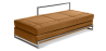 Buy Daybed - Premium Leather Light brown 15431 at MyFaktory