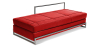 Buy Daybed - Premium Leather Red 15431 with a guarantee