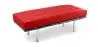 Buy City Bench (2 seats) - Premium Leather Red 13220 in the United Kingdom