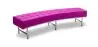 Buy Montes  Sofa Bench - Faux Leather Fuchsia 13700 in the United Kingdom