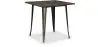 Buy Bistrot Metalix Industrial Dining Table - 80 cm - Dark Wood Metallic bronze 58995 at MyFaktory