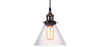 Buy Edison Small Crystal Lampshade Pendant Lamp - Carbon Steel Bronze 50874 - in the UK