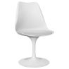 Buy Dining Chair - White Swivel Chair - Tulipa White 59156 in the United Kingdom