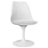 Buy Dining Chair - White Swivel Chair - Tulipa White 59156 in the United Kingdom