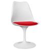 Buy Dining Chair - White Swivel Chair - Tulipa Red 59156 - in the UK