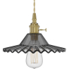 Buy Gold metal and glass wall lamp - Sven Black 59165 - prices