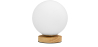 Buy Wooden base globe lamp - Manen Natural wood 59169 - in the UK