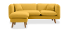 Buy Scandinavian style corner sofa - Eider Yellow 58759 in the United Kingdom