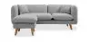 Buy Scandinavian style corner sofa - Eider Light grey 58759 - prices