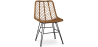 Buy Synthetic wicker dining chair - Valery Natural wood 59254 - in the UK