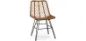 Buy Synthetic wicker dining chair - Valery Natural wood 59254 - in the UK