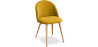 Buy Dining Chair - Upholstered in Fabric - Scandinavian Style - Bennett  Yellow 59261 - in the UK