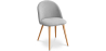 Buy Dining Chair - Upholstered in Fabric - Scandinavian Style - Bennett  Light grey 59261 - prices