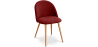 Buy Dining Chair - Upholstered in Fabric - Scandinavian Style - Bennett  Red 59261 at MyFaktory