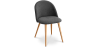 Buy Dining Chair - Upholstered in Fabric - Scandinavian Style - Bennett  Dark grey 59261 in the United Kingdom