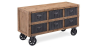 Buy Circus Industrial Sideboard / TV cabinet - Wood and metal Natural wood 59288 - in the UK