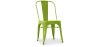 Buy Dining chair Bistrot Metalix Industrial Square Metal - New Edition Light green 32871 - in the UK