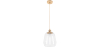 Buy Alessia pendant lamp - Crystal and metal Transparent 59342 - in the UK